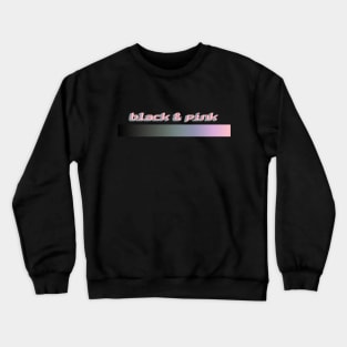 Black and Pink Crewneck Sweatshirt